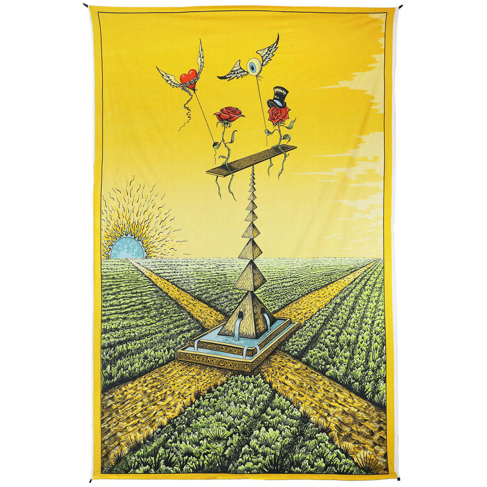 Crossroads Heady Art Print Tapestry by Sunshine Joy